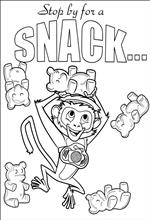 coloring page Cloudy with a Chance of Meatballs
